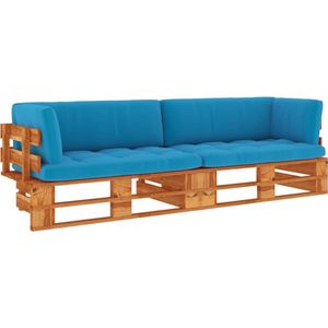 2-Sitzer-Palettensofa Honigbraun Imprägniertes Kiefernholz Vidaxl