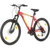 vidaXL Mountainbike 21 Gang 27,5 Zoll Rad 42 cm Rot