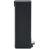 Pedaalemmer - Zwart - Roestvrij Staal - 30 Liter - Zachtsluitend Deksel