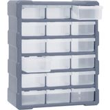vidaXL Multi-Schubladen-Organizer 18 Schubladen 38x16x47 cm