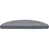 Trapmat - Lichtgrijs - Genaaldvilte Stof - Set van 10