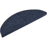 vidaXL Trapmatten - Blauw - Genaaldvilte Stof - Set van 10