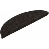vidaXL - Trapmatten - zelfklevend - 5 - st - 56x17x3 - cm - naaldvilt - donkerbruin