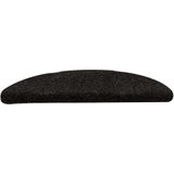 vidaXL - Trapmatten - zelfklevend - 5 - st - 56x17x3 - cm - naaldvilt - donkerbruin