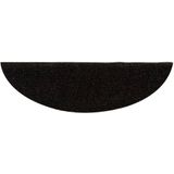 vidaXL - Trapmatten - zelfklevend - 5 - st - 56x17x3 - cm - naaldvilt - donkerbruin