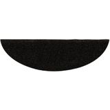 vidaXL Trapmatten - Donkerbruin - Genaaldvilte Stof - 10 Stuks