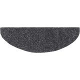 vidaXL Trapmatten - Donkergrijs - Genaaldvilte Stof - 10 Stuks