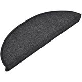 vidaXL Trapmatten - Antraciet - 100% PP - Set van 10