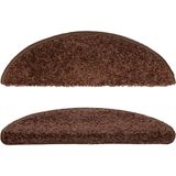 vidaXL Trapmatten - Bruin - 100% PP - Set van 10