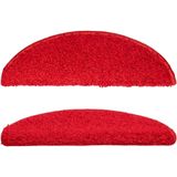 vidaXL Trapmatten - Rood - 100% PP - Set van 10