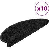 vidaXL - Trapmatten - 10 - st - 65x21x4 - cm - zwart