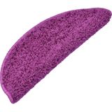 vidaXL Trapmatten - Violet - 100% Getuft PP - Set van 10