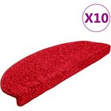 Trapmatten - Rood - 100% PP - 10 Stuks