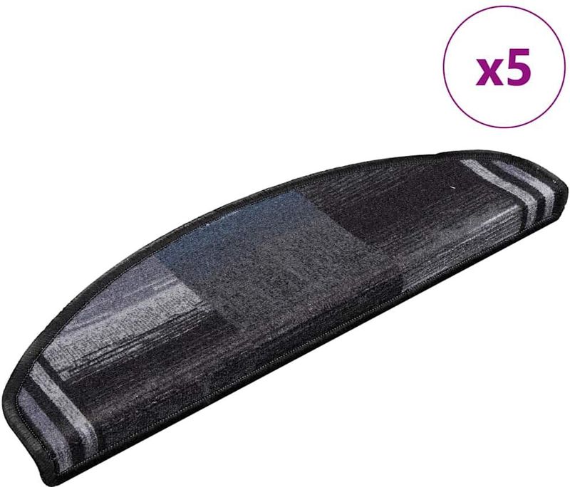 Trapmatten - Zwart en Grijs - 100% Getuft Polyamide - Antislip en Wasbaar