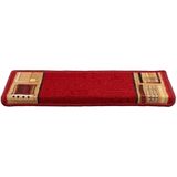 Trapmat - Rood - 100% Getuft Polyamide
