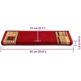 Trapmat - Rood - 100% Getuft Polyamide