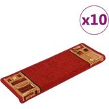 Trapmat - Rood - 100% Getuft Polyamide