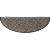 vidaXL Trapmatten - Zelfklevend - Bruinbeige - Stof - Set van 15