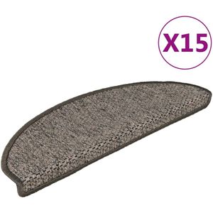 vidaXL-Trapmatten-zelfklevend-15st-sisal-look-65x21x4cm-antracietkleur