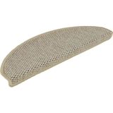 vidaXL Trapmatten - Lichtgroen - Stof - 15 Stuks - Anti-slip