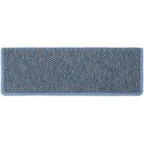 vidaXL Trapmatten - Blauw - Stof - Set van 15