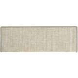 vidaXL - Trapmatten - zelfklevend - 15 - st - 65x21x4 - cm - zilverkleurig