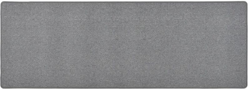 vidaXL Tapijtloper - Donkergrijs - 100% Polypropyleen - Wasbaar