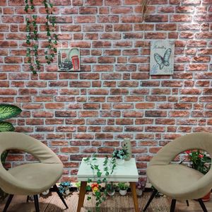3D-Wandpanelen - Donkerbruin - EPS - Baksteenontwerp