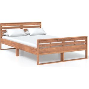 VidaXL Bedframe Massief Teakhout 120x200 cm