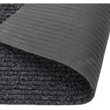 vidaXL Droogloopmat - Antraciet - 70% PP en 30% PES - 100x400 cm