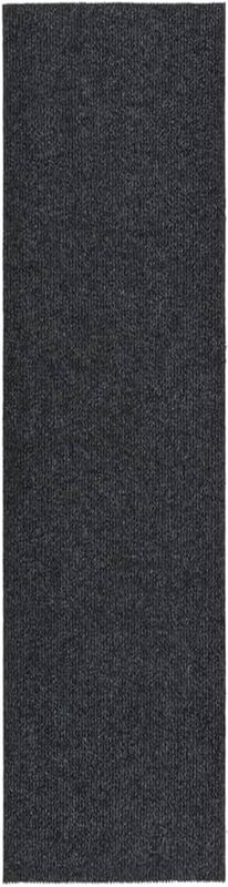 vidaXL Droogloopmat - Antraciet - 70% PP en 30% PES - 100x400 cm