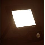 vidaXL LED-Fluter mit Sensor 50W Warmweiß