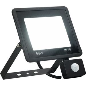 vidaXL Spotlight met sensor LED 50 W koudwit