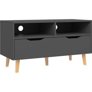 vidaXL-Tv-meubel-90x40x48,5-cm-bewerkt-hout-grijs