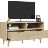 vidaXL-Tv-meubel-90x40x48,5-cm-bewerkt-hout-sonoma-eikenkleurig