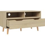 vidaXL-Tv-meubel-90x40x48,5-cm-bewerkt-hout-sonoma-eikenkleurig