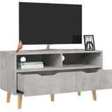vidaXL-Tv-meubel-90x40x48,5-cm-bewerkt-hout-betongrijs