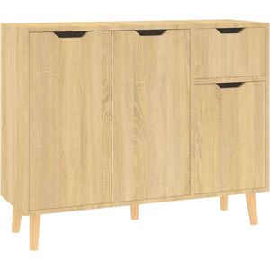 vidaXL-Dressoir-90x30x72-cm-bewerkt-hout-sonoma-eikenkleurig