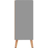 vidaXL Sideboard Grau 60x30x72 cm Holzwerkstoff