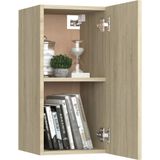 VidaXL TV-meubelen 2 st 30,5x30x60 cm - Spaanplaat Sonoma Eikenkleurig