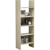 vidaXL-Boekenkast-60x35x180-cm-spaanplaat-sonoma-eikenkleurig