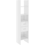 vidaXL-Boekenkast-40x35x180-cm-spaanplaat-hoogglans-wit