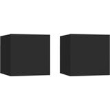 vidaXL-Tv-wandmeubelen-2-st-30,5x30x30-cm-zwart