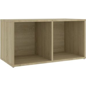 VidaXL Tv-meubel 72x35x36,5 cm - Spaanplaat Sonoma Eikenkleurig