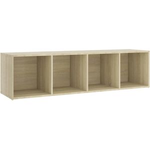 vidaXL-Tv-meubel-142,5x35x36,5-cm-spaanplaat-sonoma-eikenkleurig