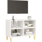 vidaXL-Tv-meubel-met-massief-houten-poten-69,5x30x50-cm-wit