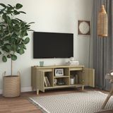 vidaXL-Tv-meubel-met-houten-poten-103,5x35x50-cm-sonoma-eikenkleurig