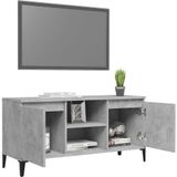 vidaXL-Tv-meubel-met-metalen-poten-103,5x35x50-cm-betongrijs