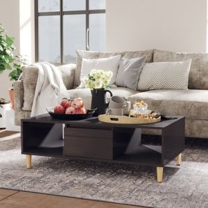 VidaXL Salontafel 103,5x60x35 cm Hoogglans Grijs