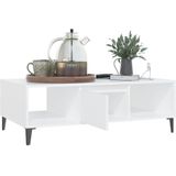 VidaXL Salontafel 103,5x60x35 cm - Spaanplaat Wit